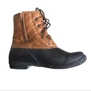 Stevies Quilted Fleece Lined Duck Boots